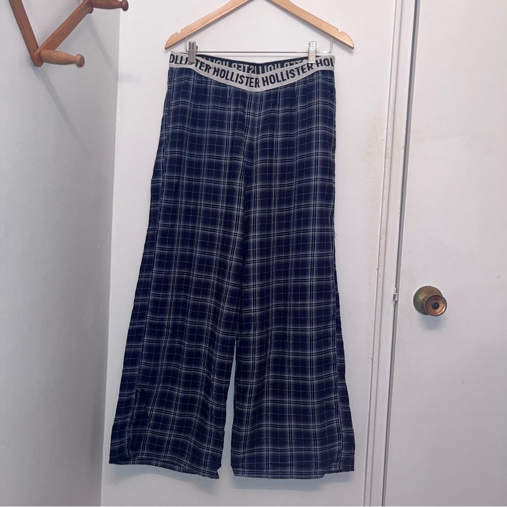 Hollister Navy Plaid Pyjama Pants